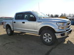 2017 Ford F150 Supercrew Silver vin: 1FTEW1EP7HFC05727