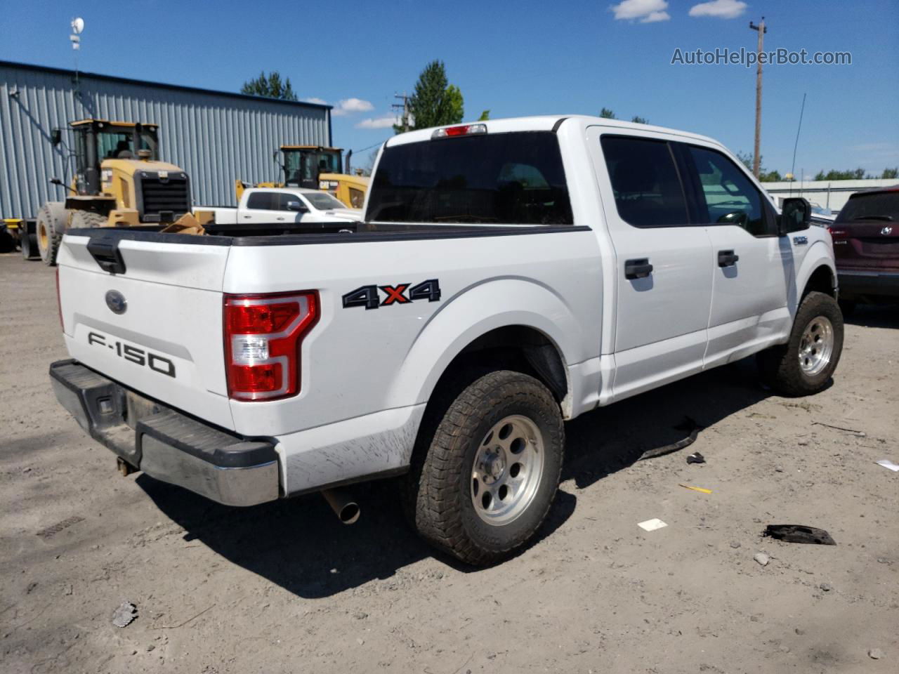 2018 Ford F150 Supercrew White vin: 1FTEW1EP7JFA36184