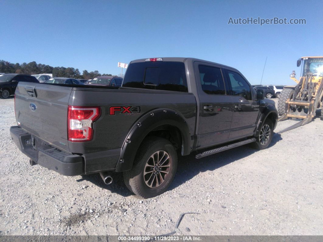 2018 Ford F-150 Xlt Gray vin: 1FTEW1EP7JFB27309