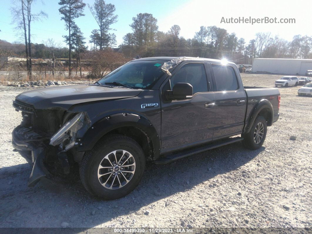 2018 Ford F-150 Xlt Gray vin: 1FTEW1EP7JFB27309