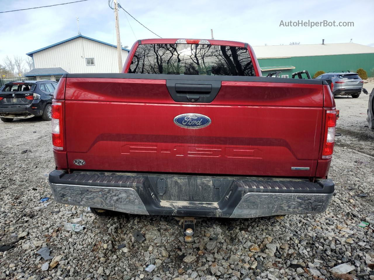 2018 Ford F150 Supercrew Red vin: 1FTEW1EP7JFC75329