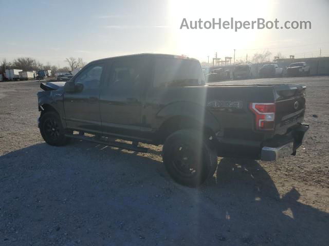 2018 Ford F150 Supercrew Black vin: 1FTEW1EP7JFE30218