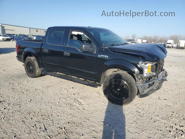 2018 Ford F150 Supercrew Black vin: 1FTEW1EP7JFE30218