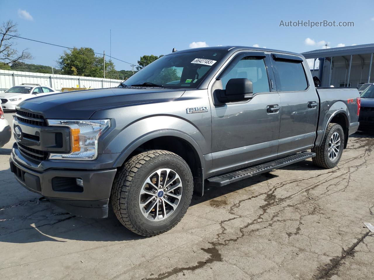 2019 Ford F150 Supercrew Gray vin: 1FTEW1EP7KFB72283