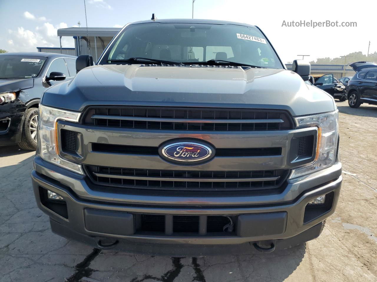 2019 Ford F150 Supercrew Gray vin: 1FTEW1EP7KFB72283