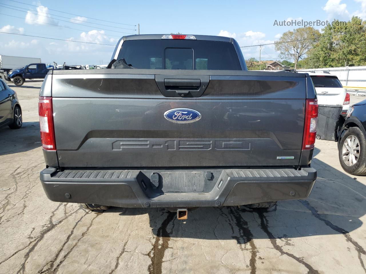 2019 Ford F150 Supercrew Gray vin: 1FTEW1EP7KFB72283