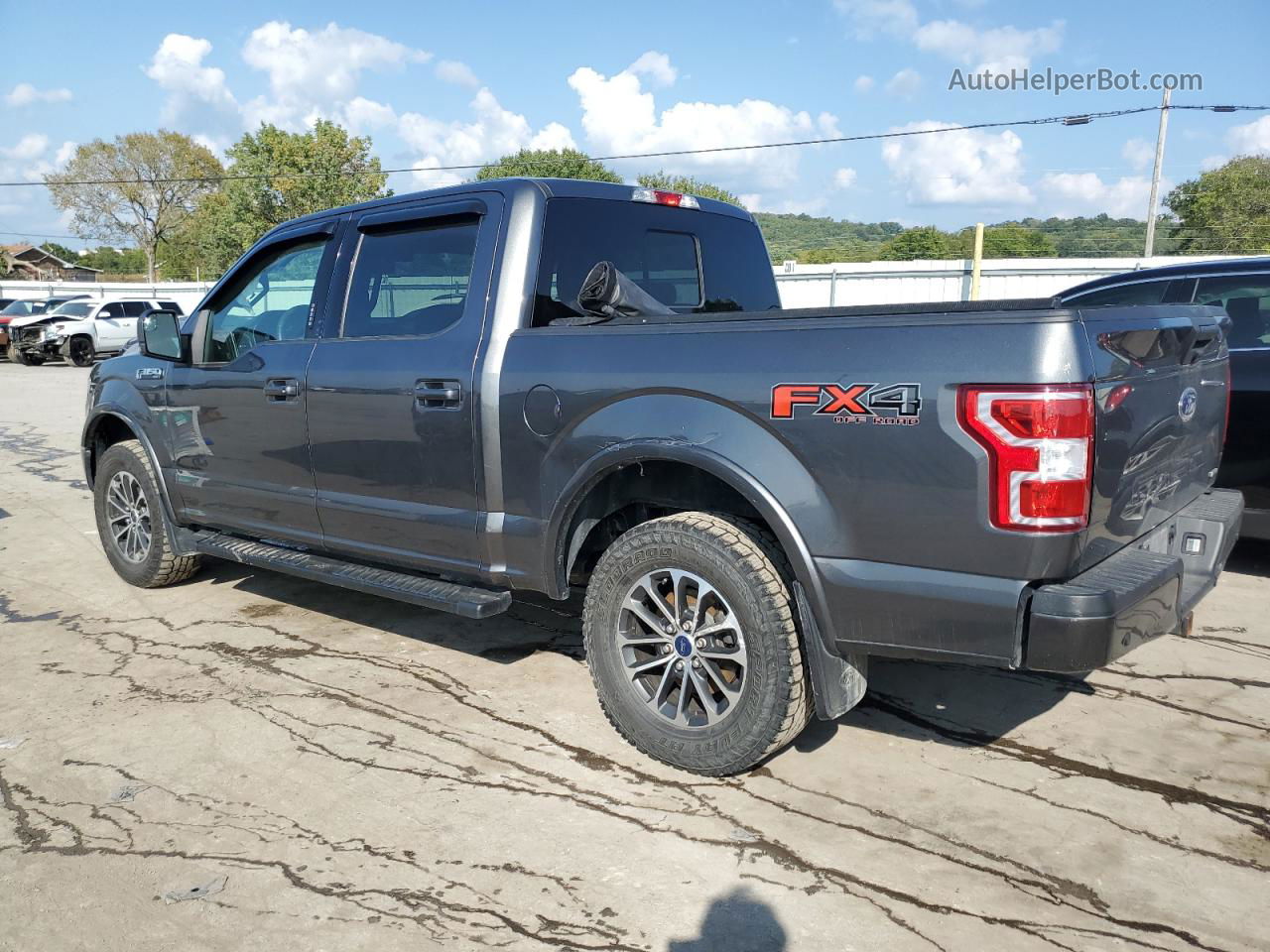 2019 Ford F150 Supercrew Gray vin: 1FTEW1EP7KFB72283