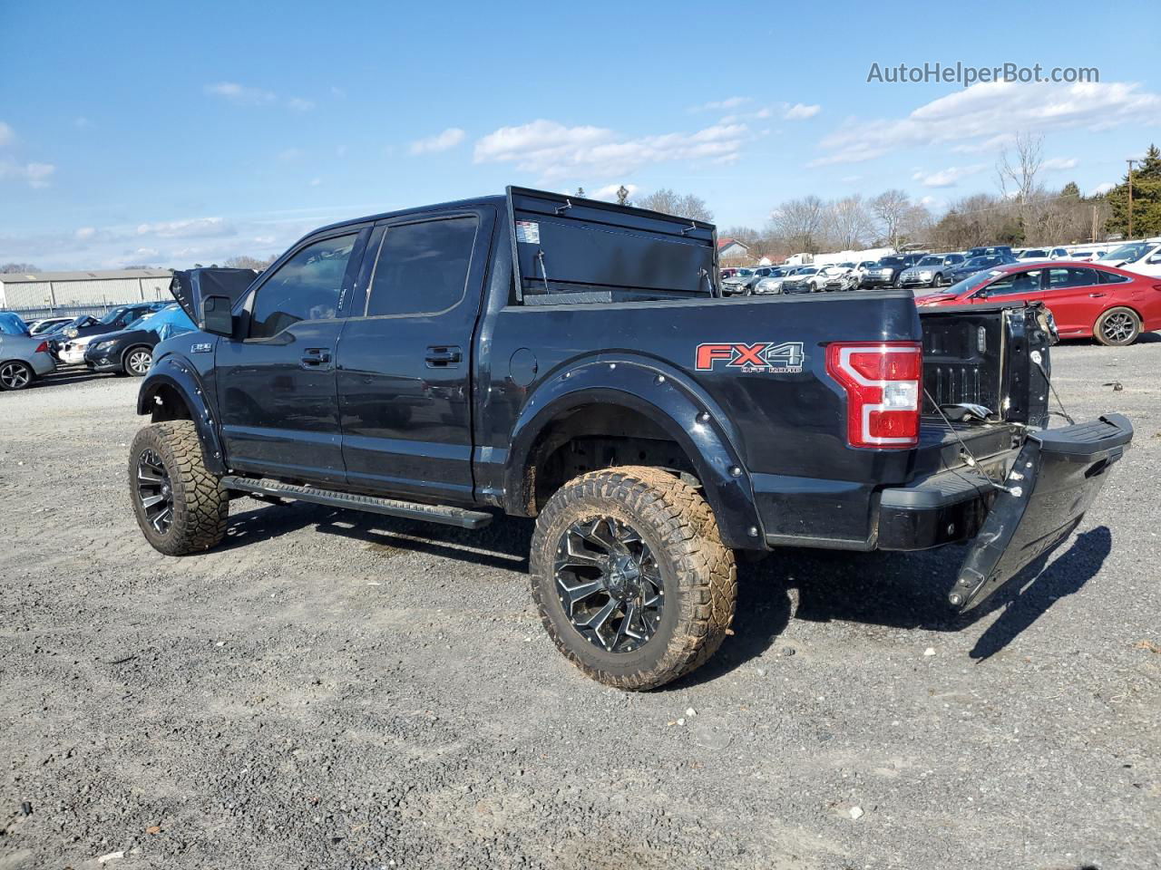 2019 Ford F150 Supercrew Black vin: 1FTEW1EP7KFC01328