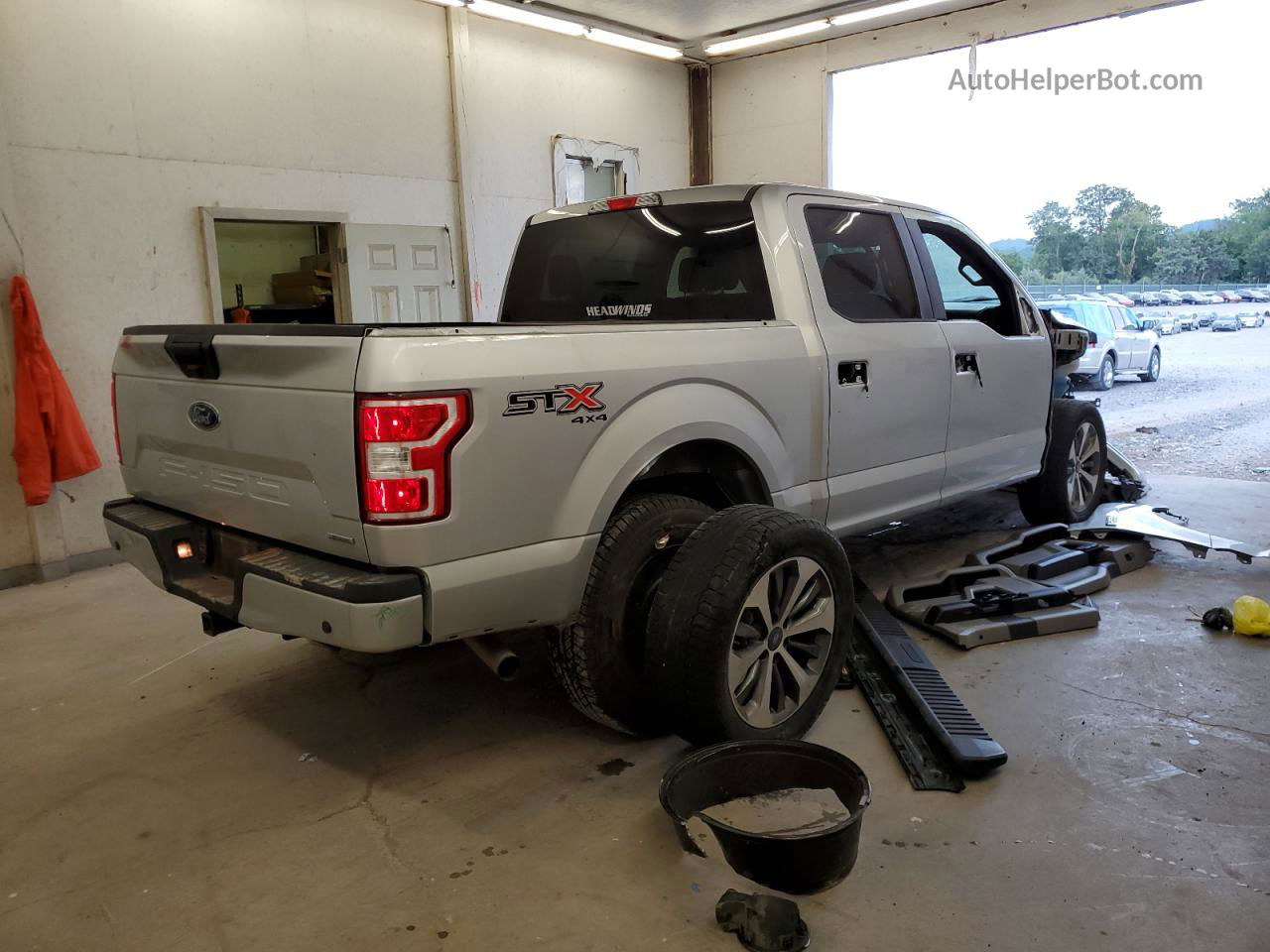 2019 Ford F150 Supercrew Silver vin: 1FTEW1EP7KFC06531