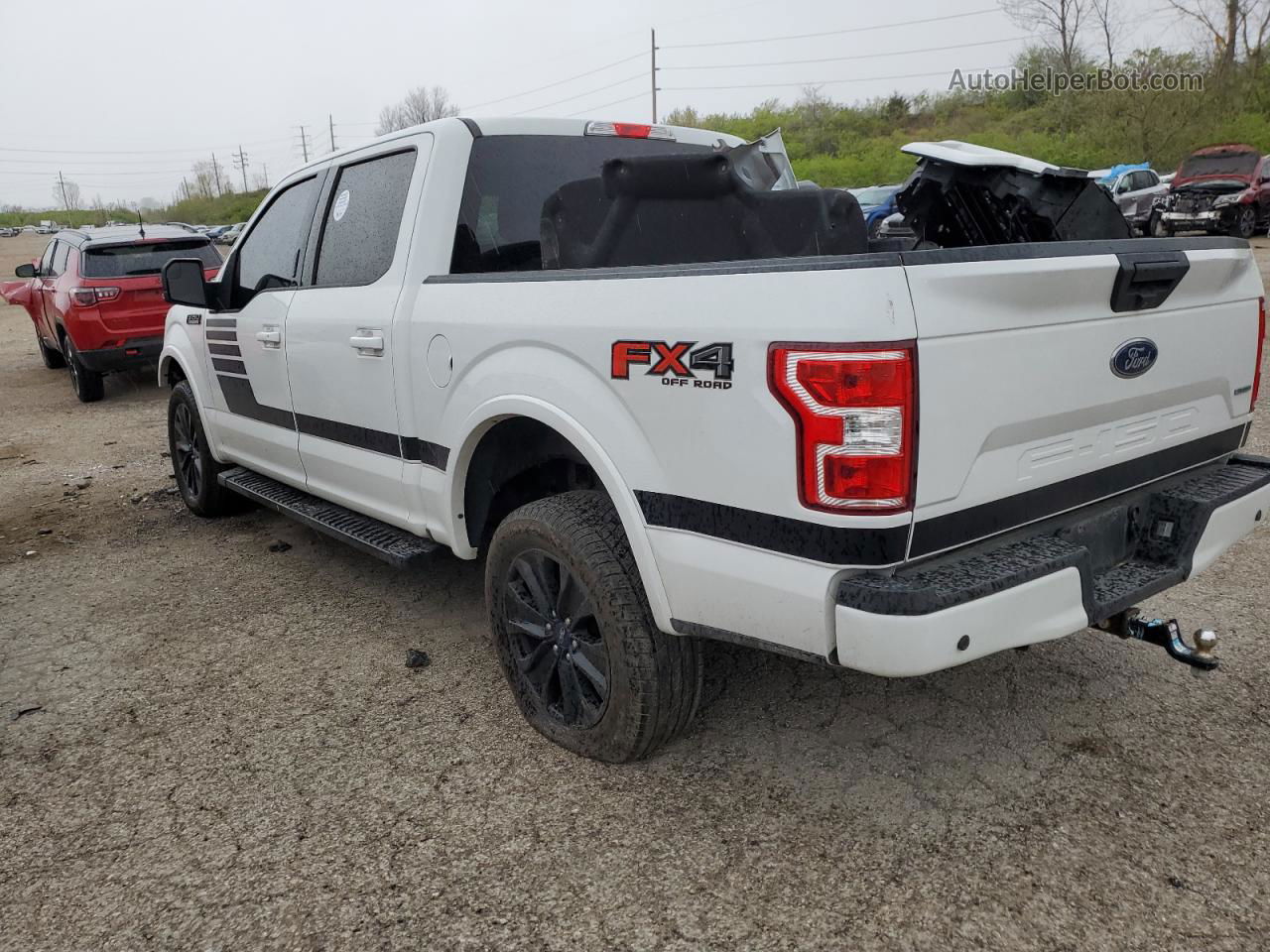 2019 Ford F150 Supercrew White vin: 1FTEW1EP7KFC59701