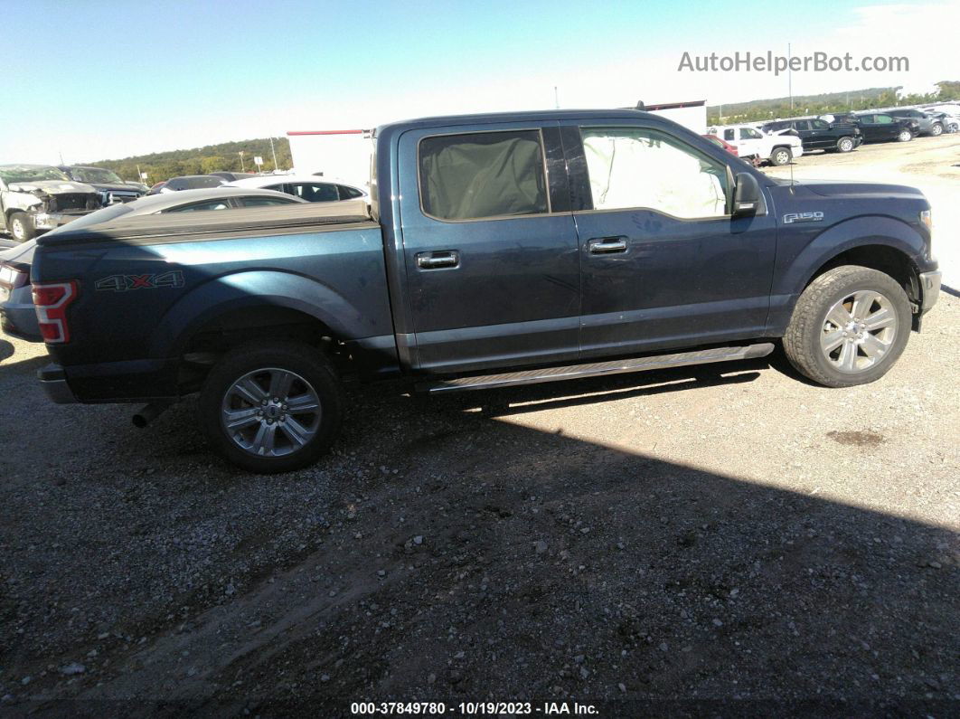 2020 Ford F-150 Xlt Blue vin: 1FTEW1EP7LFB44727