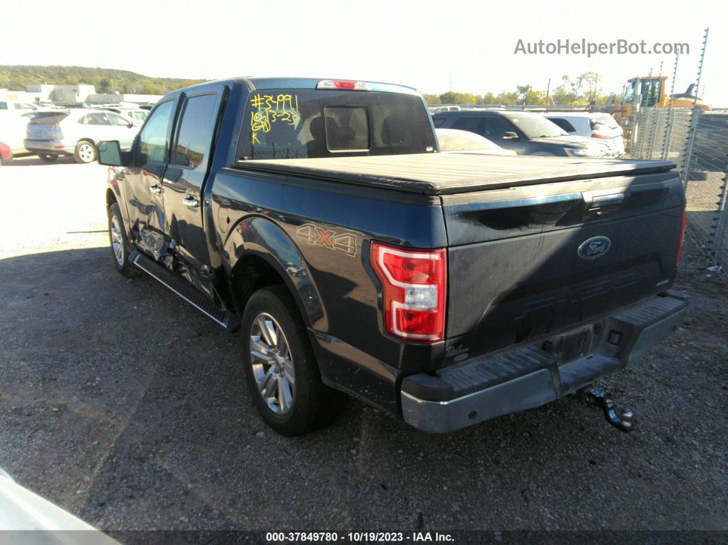 2020 Ford F-150 Xlt Blue vin: 1FTEW1EP7LFB44727