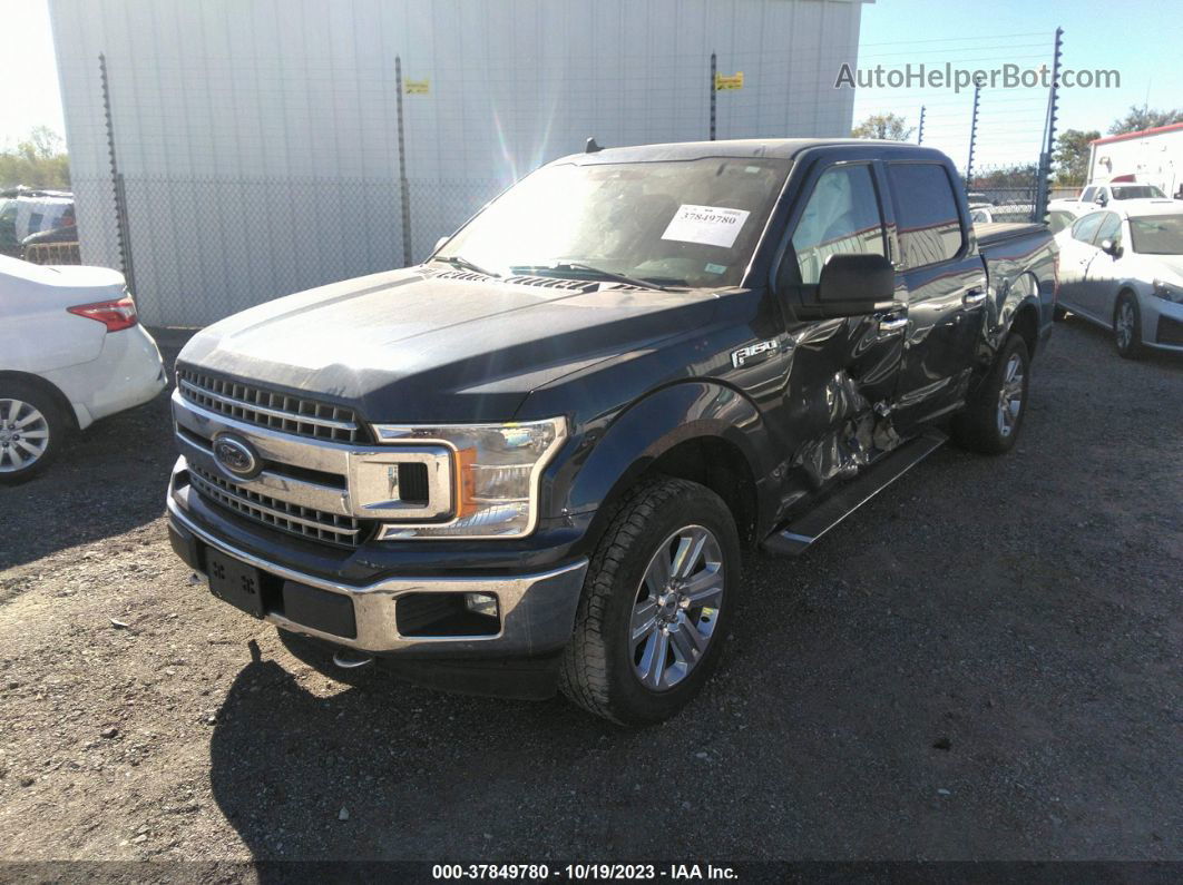 2020 Ford F-150 Xlt Blue vin: 1FTEW1EP7LFB44727