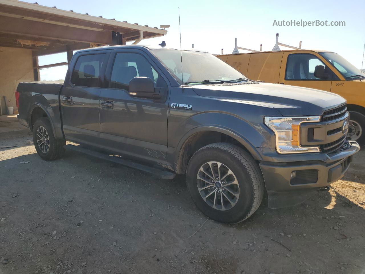 2020 Ford F150 Supercrew Gray vin: 1FTEW1EP7LFB53184