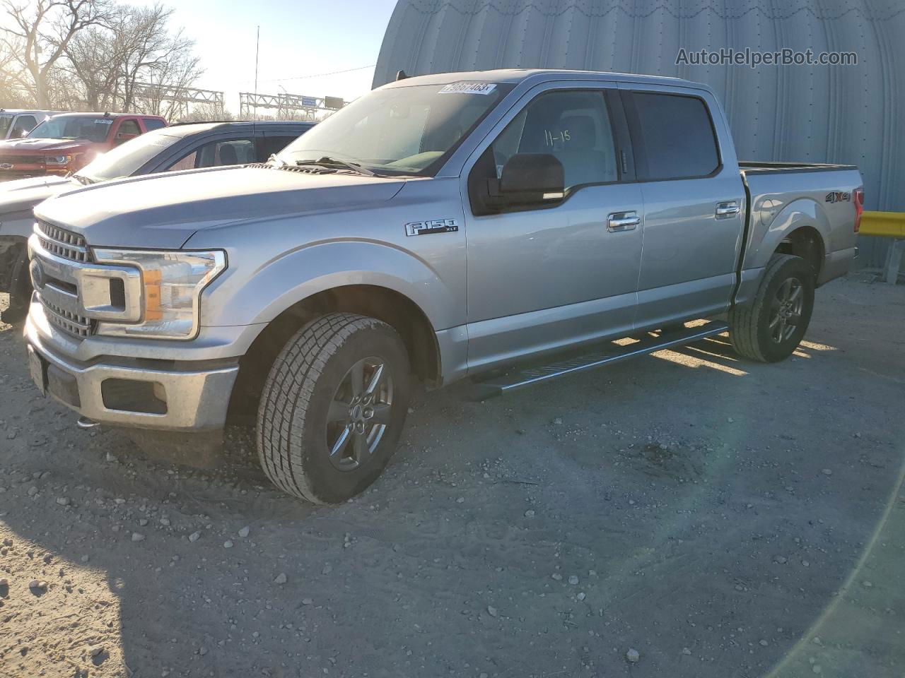 2020 Ford F150 Supercrew Silver vin: 1FTEW1EP7LKF16851