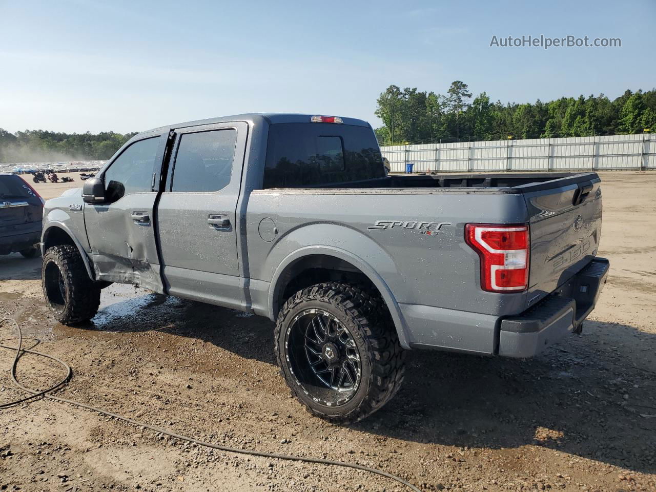 2020 Ford F150 Supercrew Gray vin: 1FTEW1EP7LKF56072