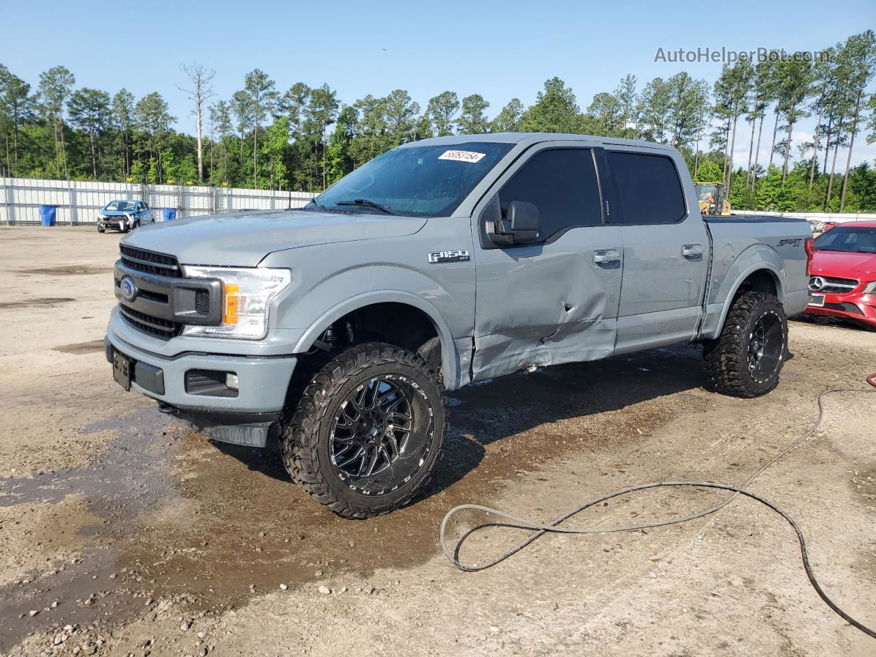 2020 Ford F150 Supercrew Gray vin: 1FTEW1EP7LKF56072