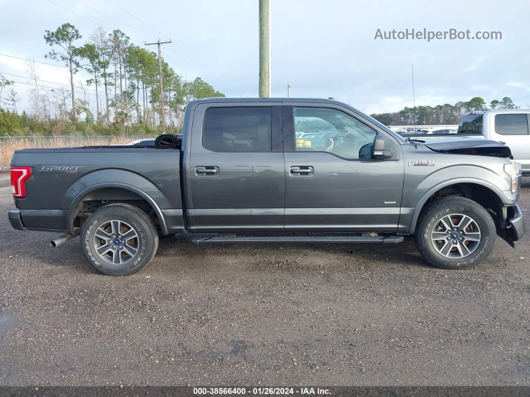 2017 Ford F-150 Xlt Gray vin: 1FTEW1EP8HFB09265