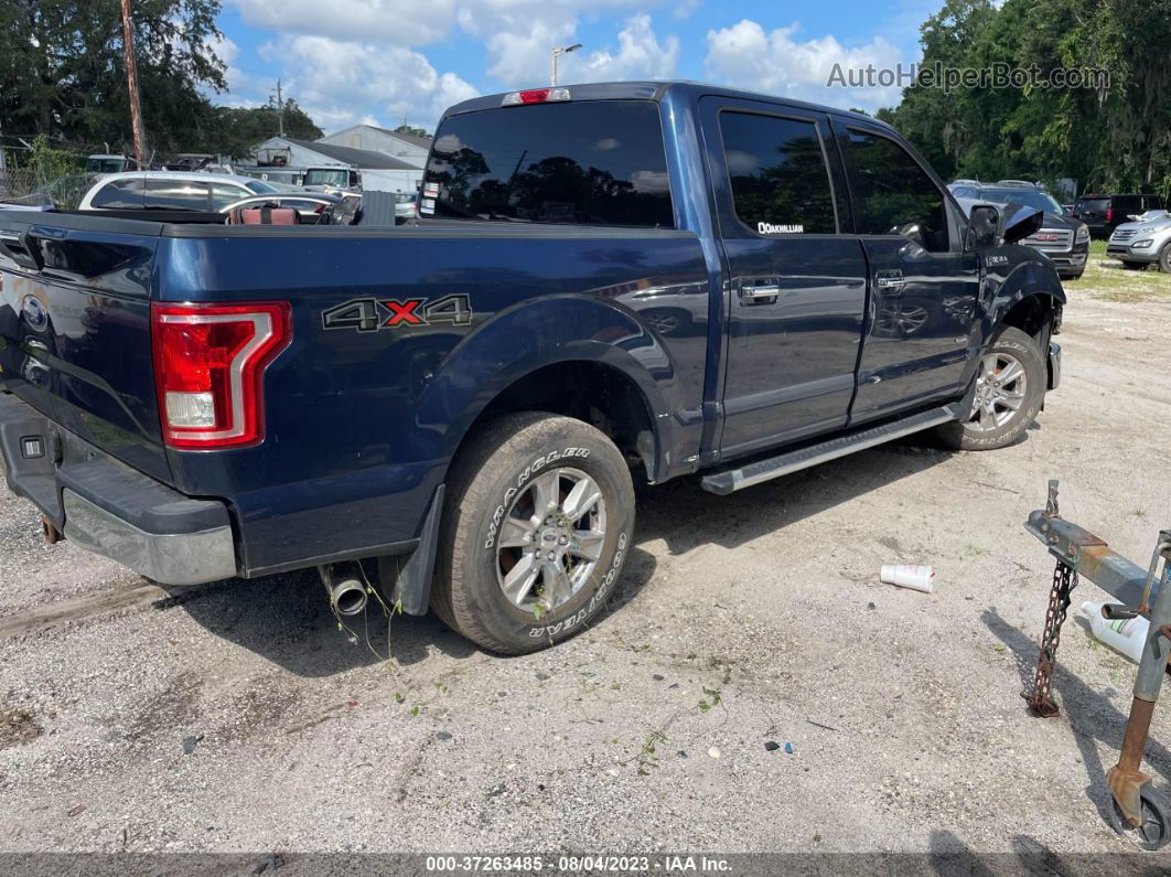 2017 Ford F-150 Xl/xlt/lariat Темно-синий vin: 1FTEW1EP8HKE19178