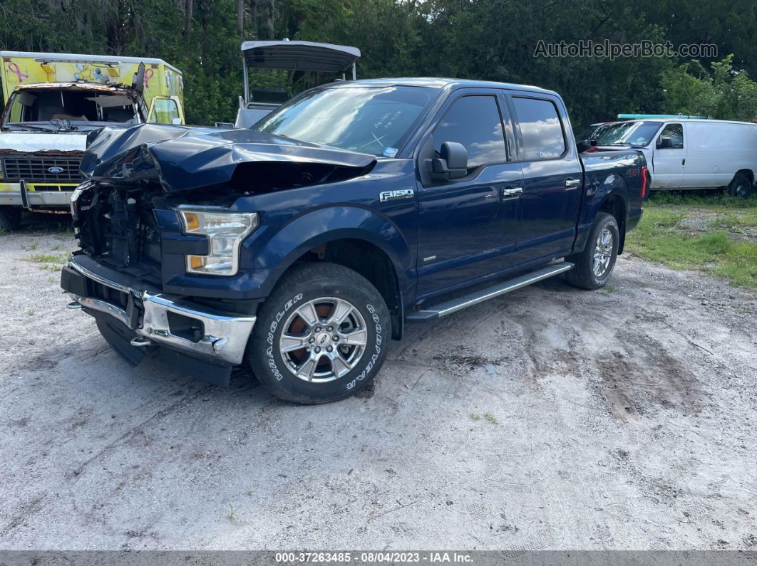 2017 Ford F-150 Xl/xlt/lariat Dark Blue vin: 1FTEW1EP8HKE19178