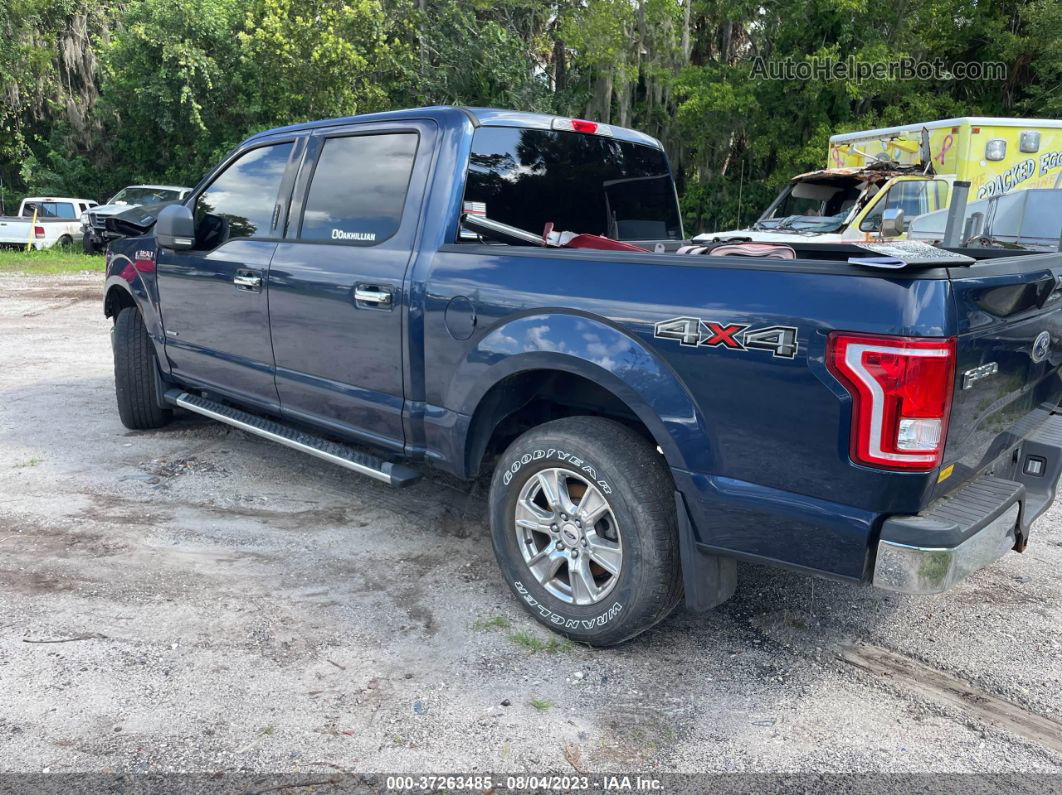 2017 Ford F-150 Xl/xlt/lariat Dark Blue vin: 1FTEW1EP8HKE19178