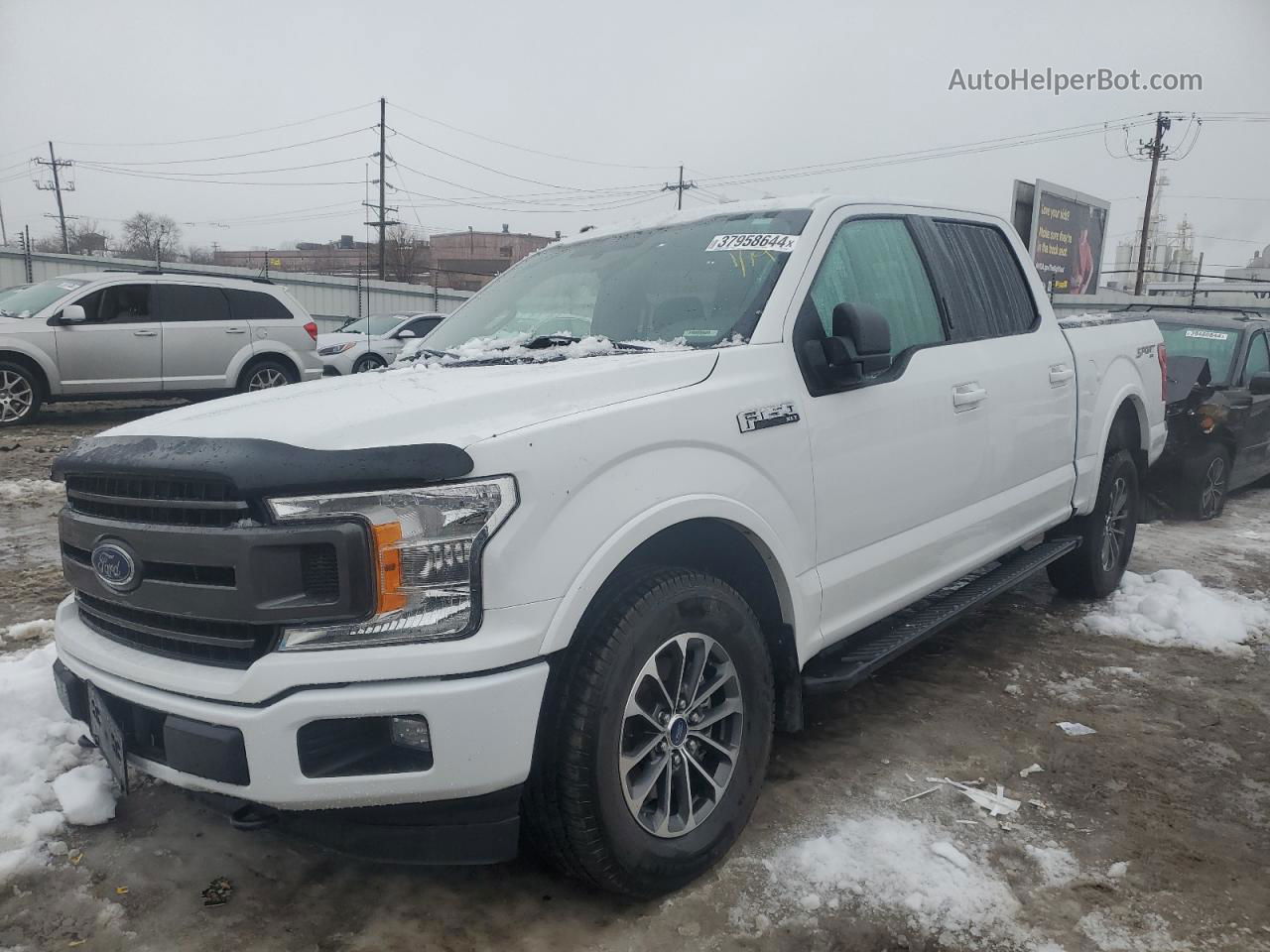 2018 Ford F150 Supercrew White vin: 1FTEW1EP8JFD38163