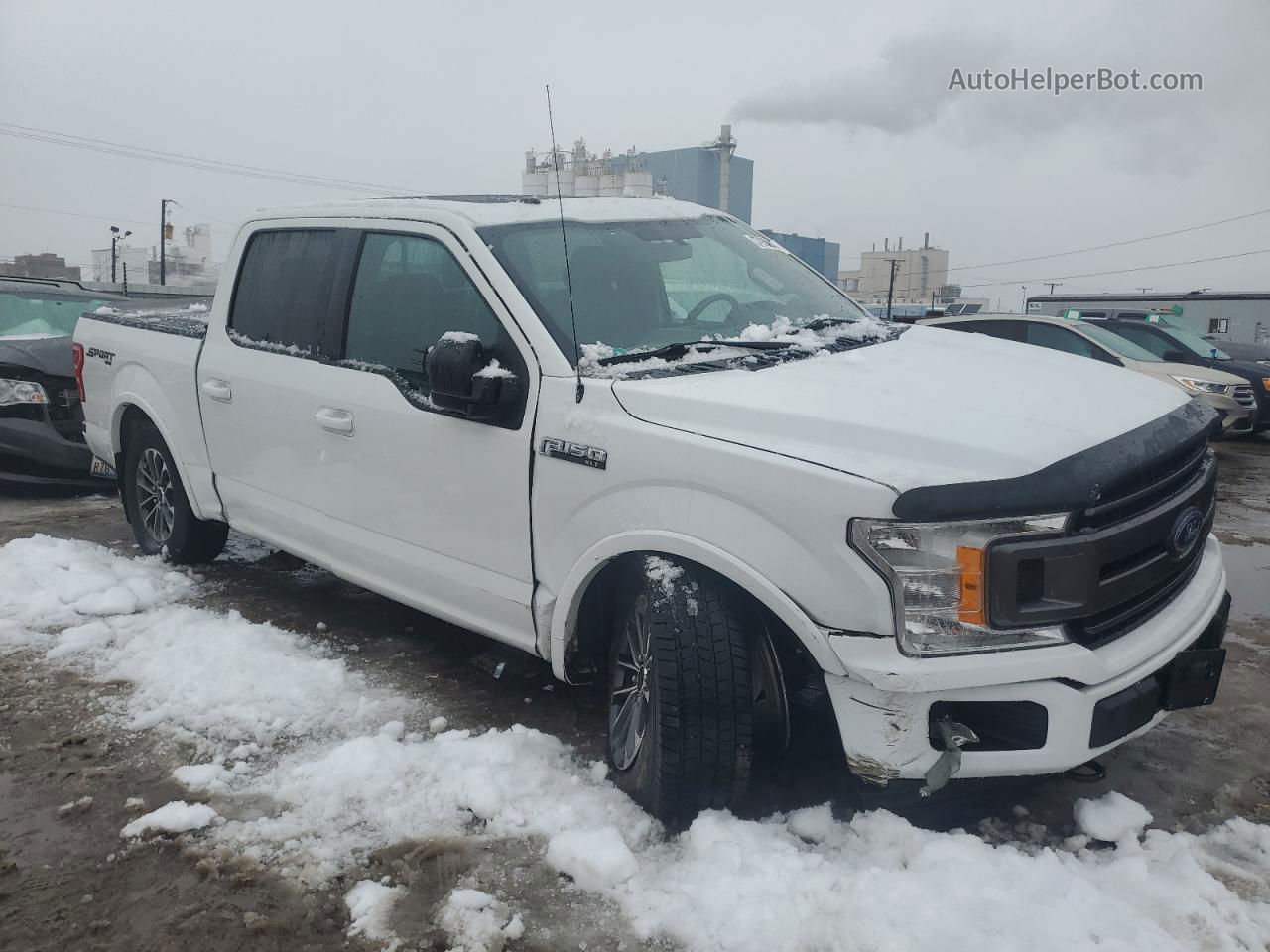 2018 Ford F150 Supercrew Белый vin: 1FTEW1EP8JFD38163