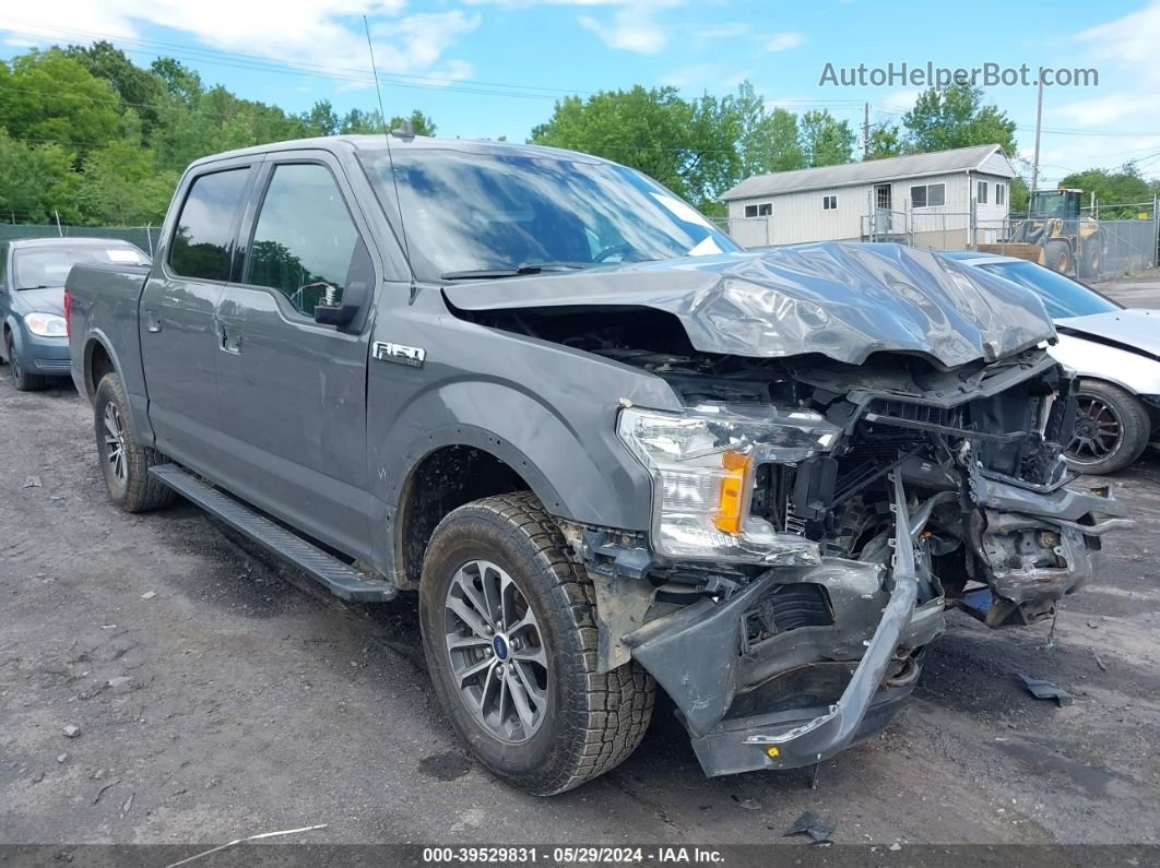 2018 Ford F-150 Xlt Gray vin: 1FTEW1EP8JFE01214