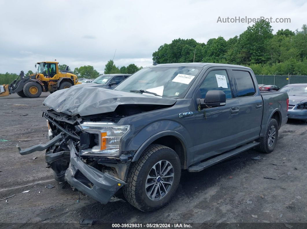 2018 Ford F-150 Xlt Gray vin: 1FTEW1EP8JFE01214