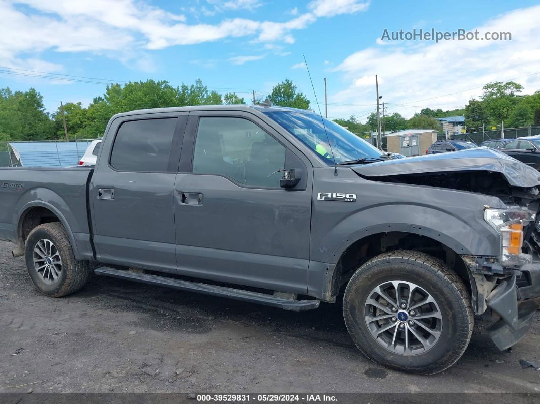 2018 Ford F-150 Xlt Gray vin: 1FTEW1EP8JFE01214