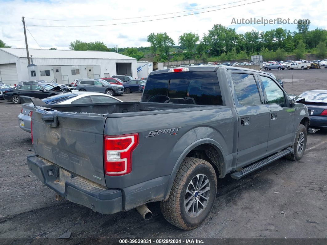 2018 Ford F-150 Xlt Gray vin: 1FTEW1EP8JFE01214