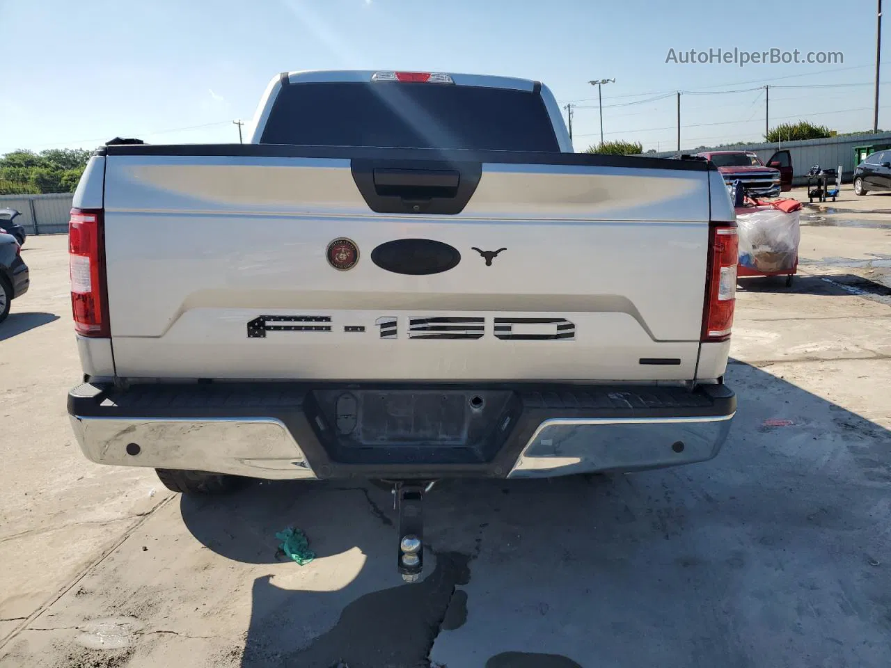 2018 Ford F150 Supercrew Silver vin: 1FTEW1EP8JKD59196