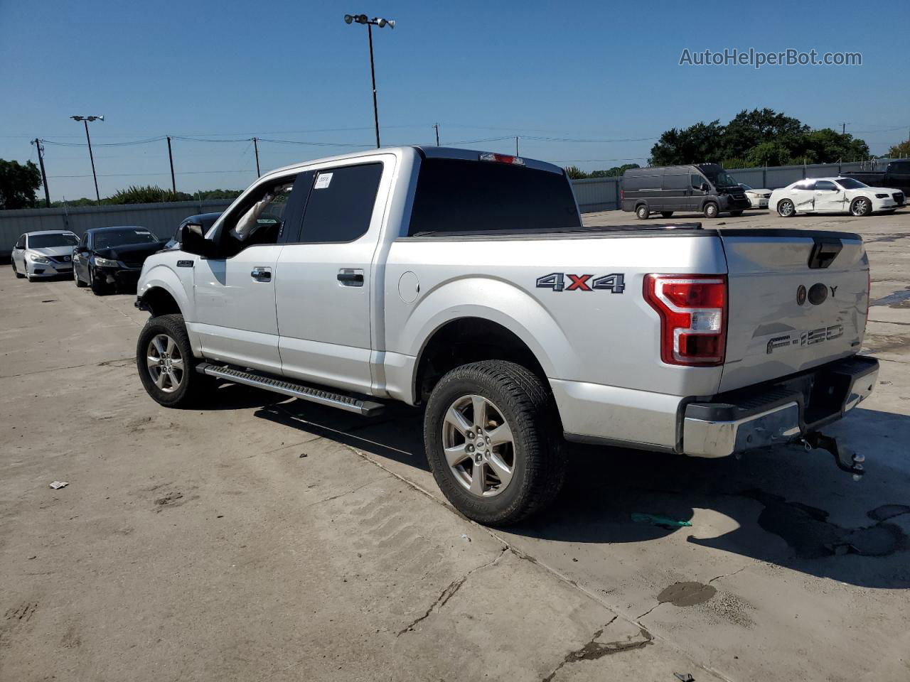 2018 Ford F150 Supercrew Серебряный vin: 1FTEW1EP8JKD59196