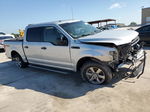 2018 Ford F150 Supercrew Silver vin: 1FTEW1EP8JKD59196