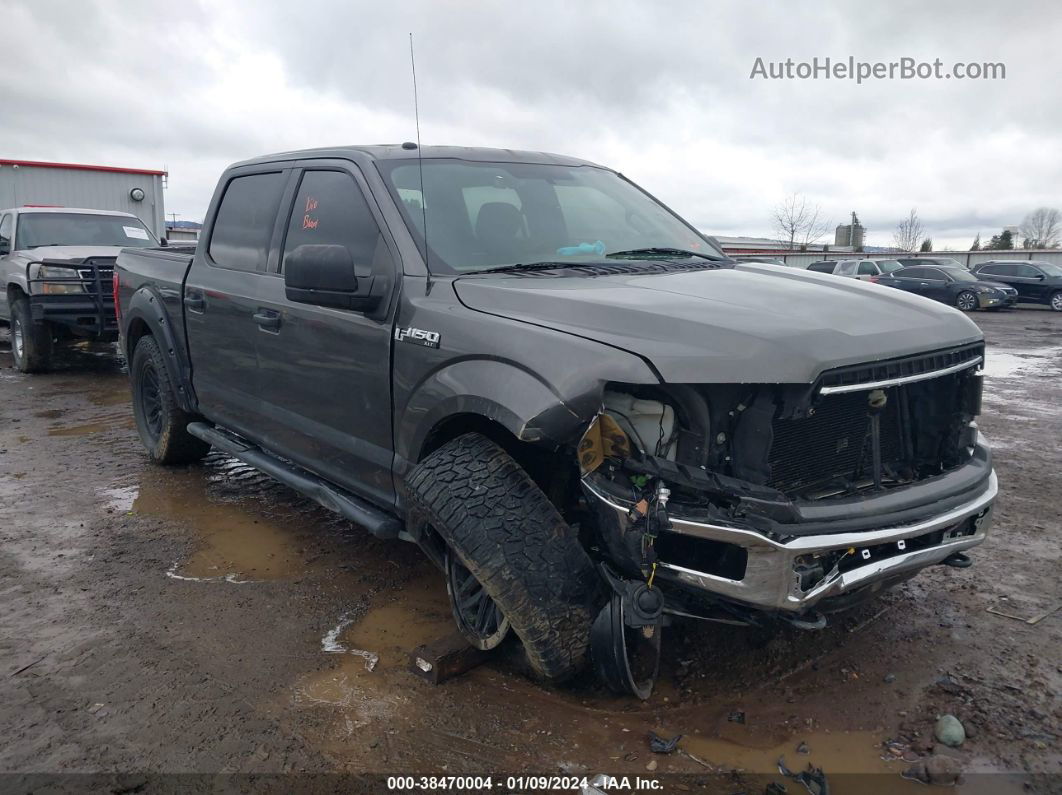 2018 Ford F-150 Xlt Black vin: 1FTEW1EP8JKE88202