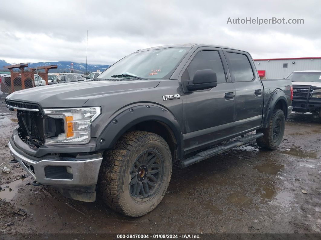 2018 Ford F-150 Xlt Black vin: 1FTEW1EP8JKE88202