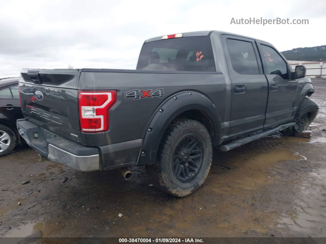 2018 Ford F-150 Xlt Black vin: 1FTEW1EP8JKE88202