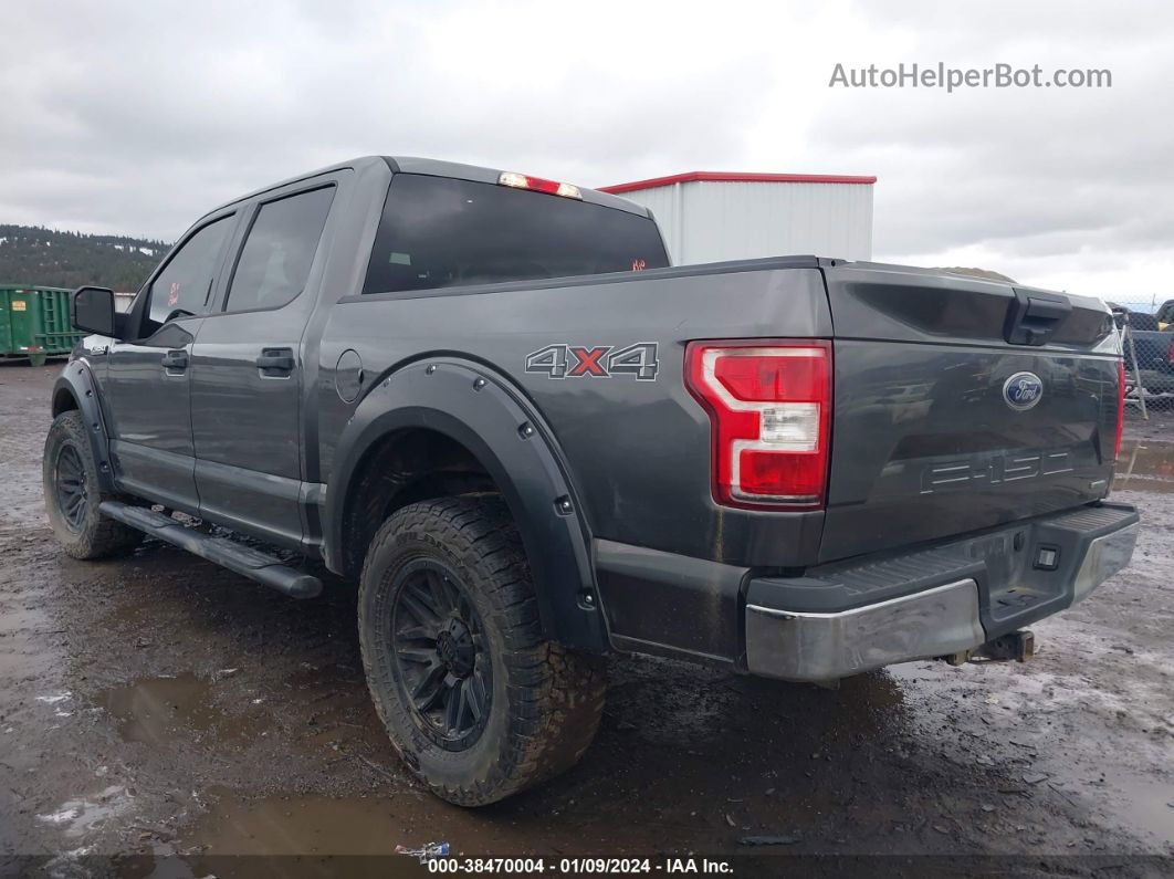 2018 Ford F-150 Xlt Black vin: 1FTEW1EP8JKE88202