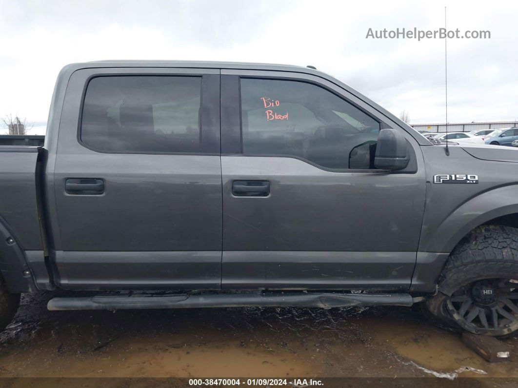 2018 Ford F-150 Xlt Black vin: 1FTEW1EP8JKE88202