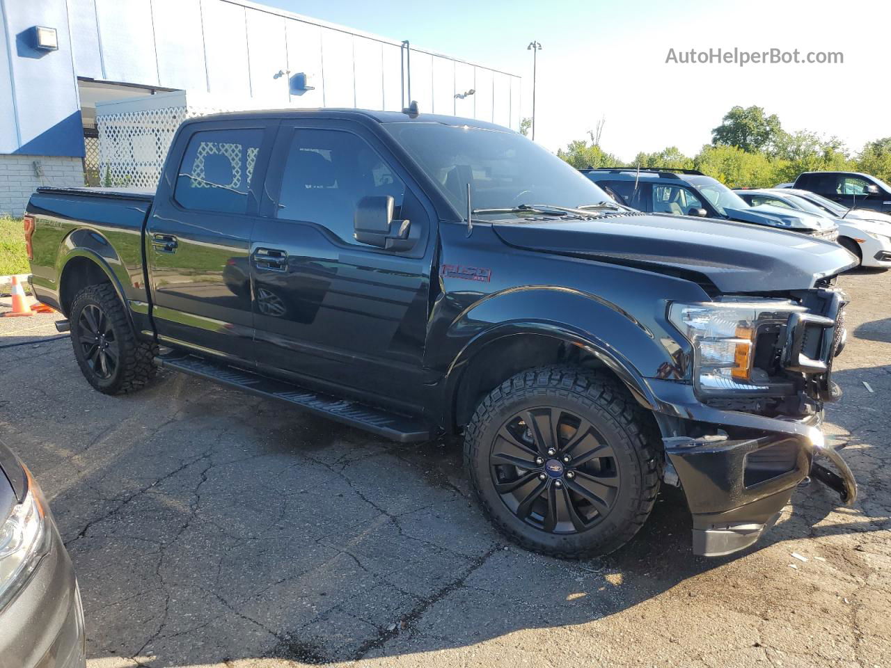 2019 Ford F150 Supercrew Black vin: 1FTEW1EP8KFC30840