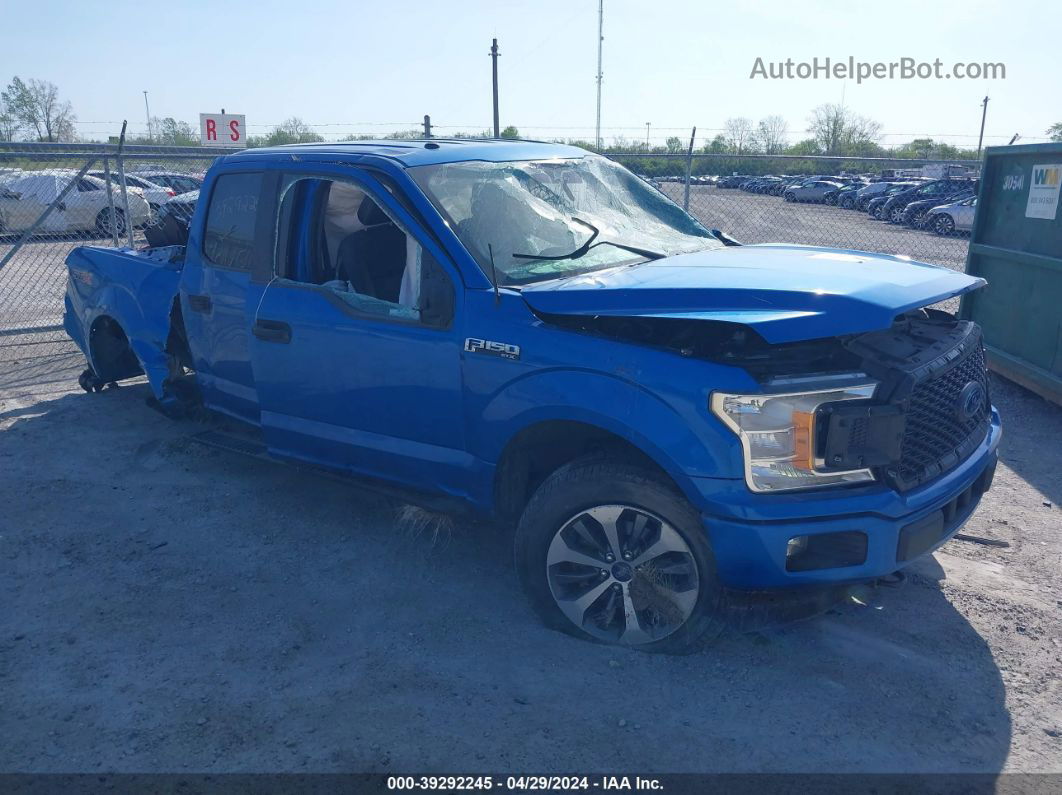 2019 Ford F-150 Xl Blue vin: 1FTEW1EP8KFC61618