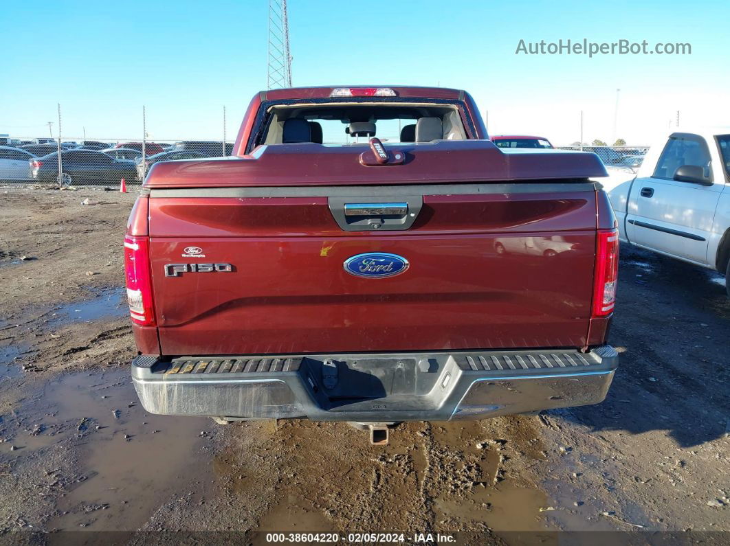 2017 Ford F-150 Xlt Maroon vin: 1FTEW1EP9HFA03858