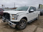 2017 Ford F150 Supercrew White vin: 1FTEW1EP9HFB50052