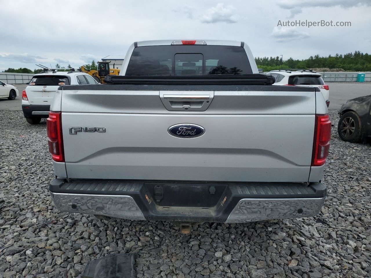 2017 Ford F150 Supercrew Silver vin: 1FTEW1EP9HFB72052