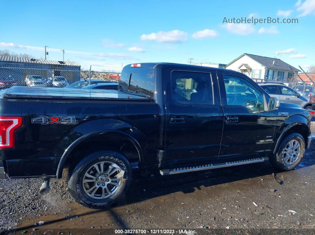 2017 Ford F-150 Lariat Black vin: 1FTEW1EP9HFC18429