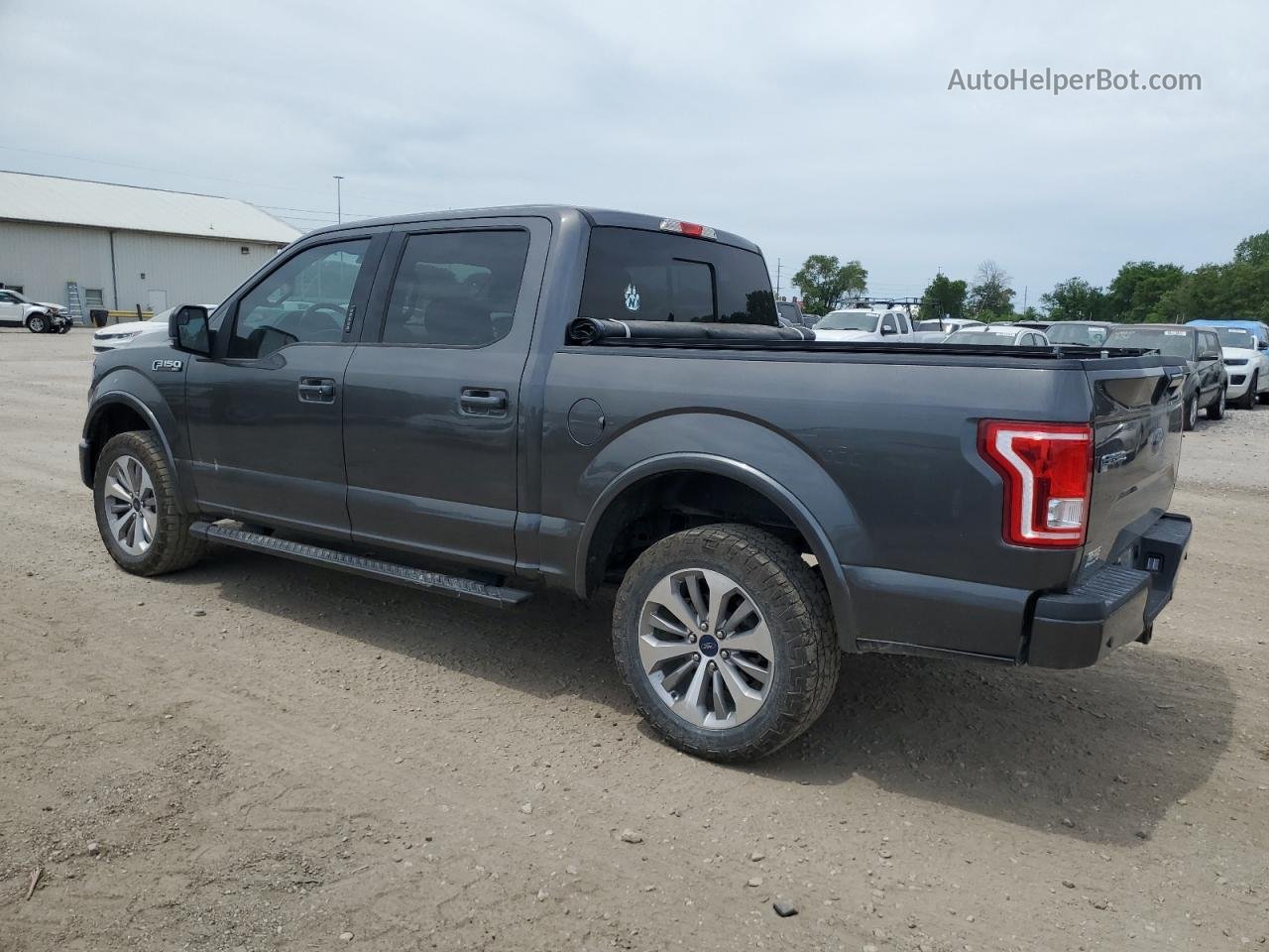 2017 Ford F150 Supercrew Серый vin: 1FTEW1EP9HKD88264