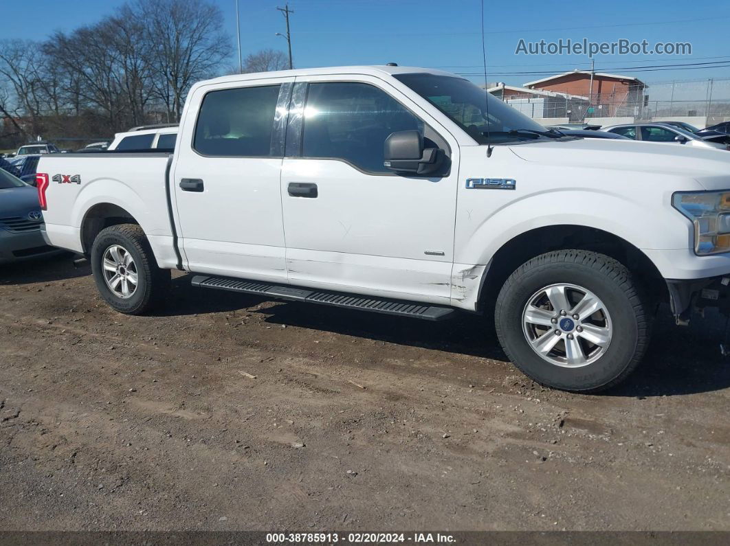 2017 Ford F-150 Xlt White vin: 1FTEW1EP9HKD90709