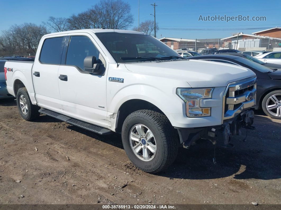 2017 Ford F-150 Xlt White vin: 1FTEW1EP9HKD90709