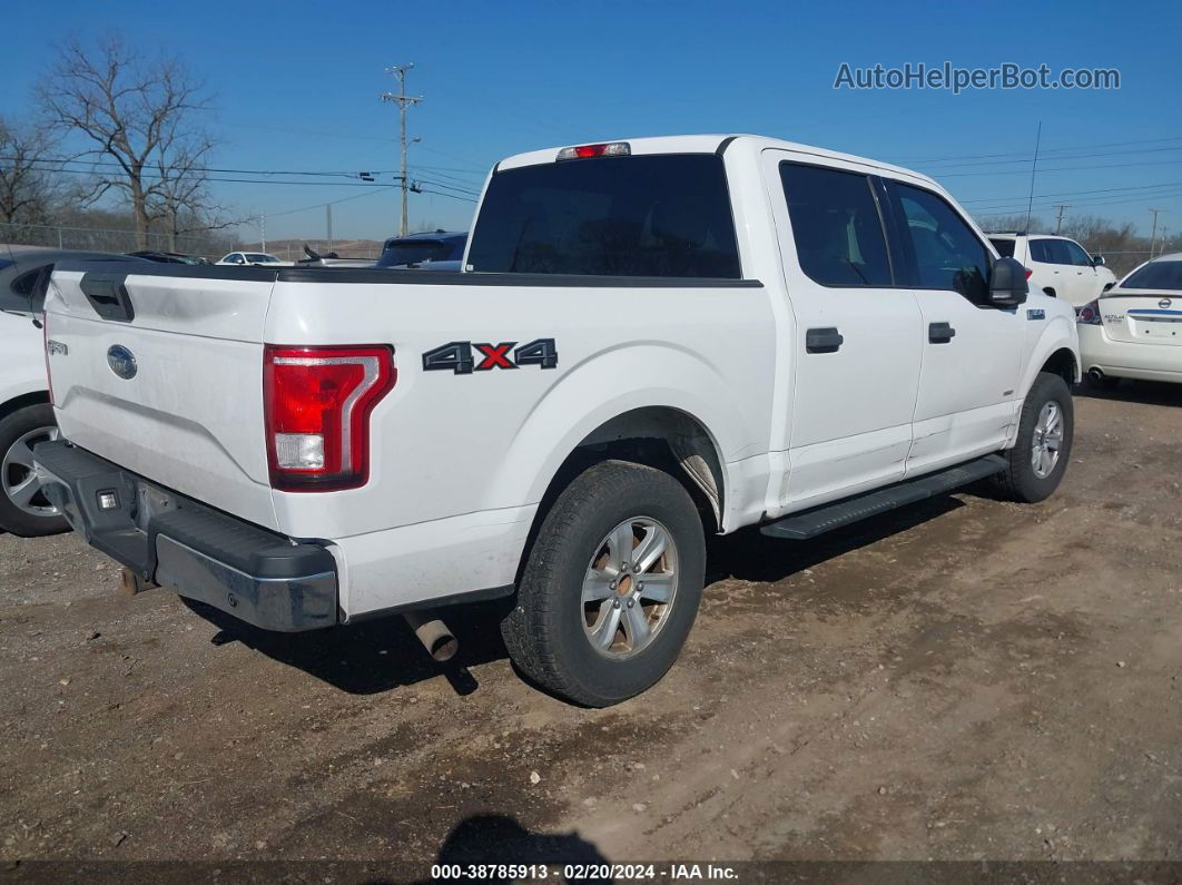 2017 Ford F-150 Xlt White vin: 1FTEW1EP9HKD90709