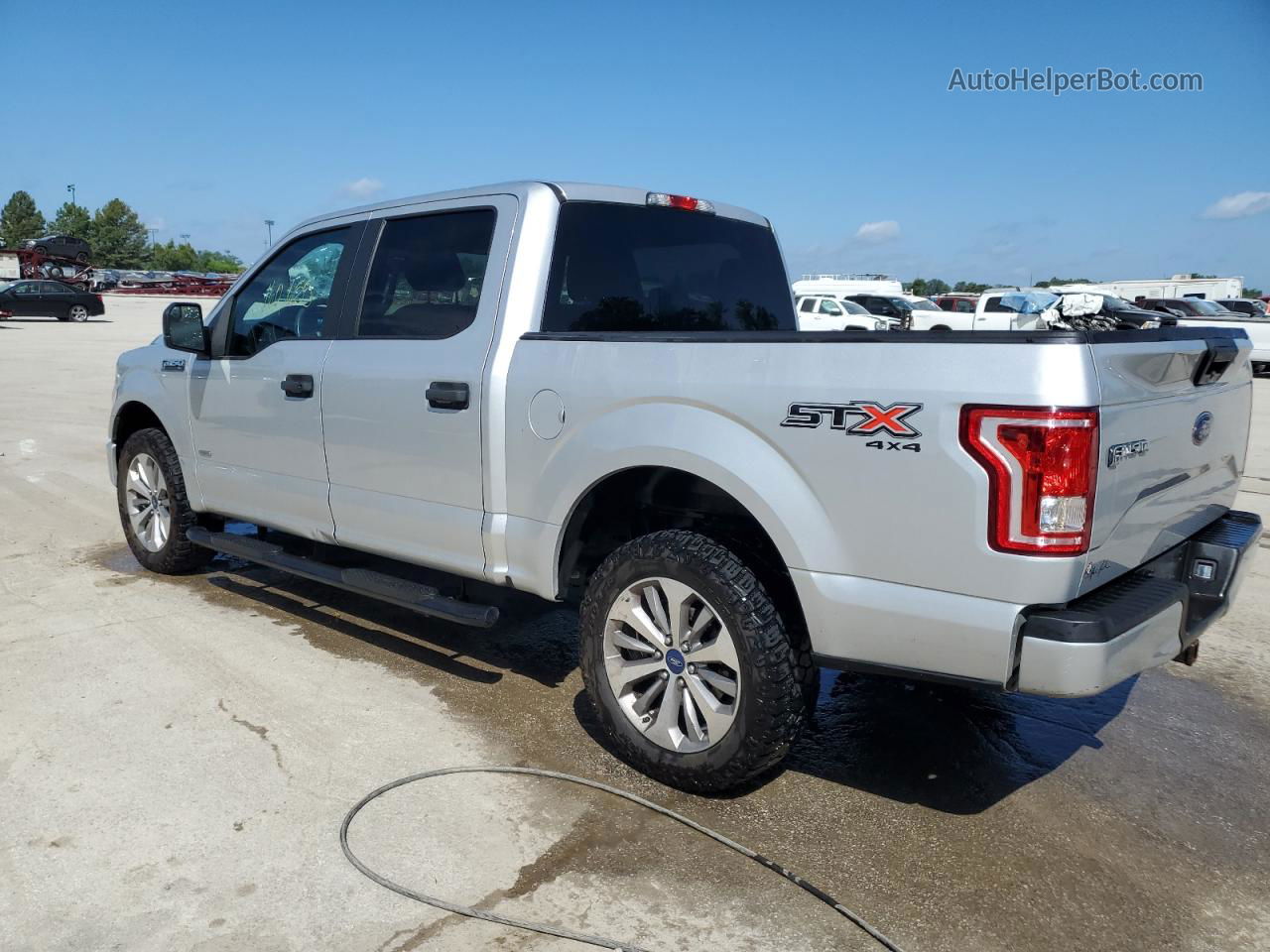 2017 Ford F150 Supercrew Silver vin: 1FTEW1EP9HKE04088